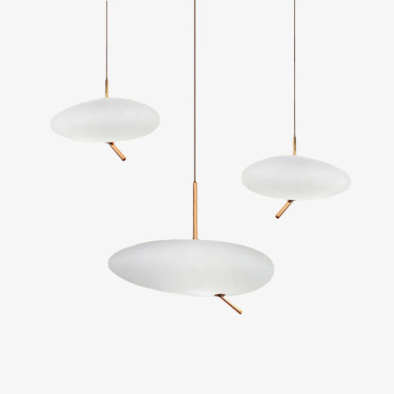 Modern Glass Pebbles Pendant Light - Image 9