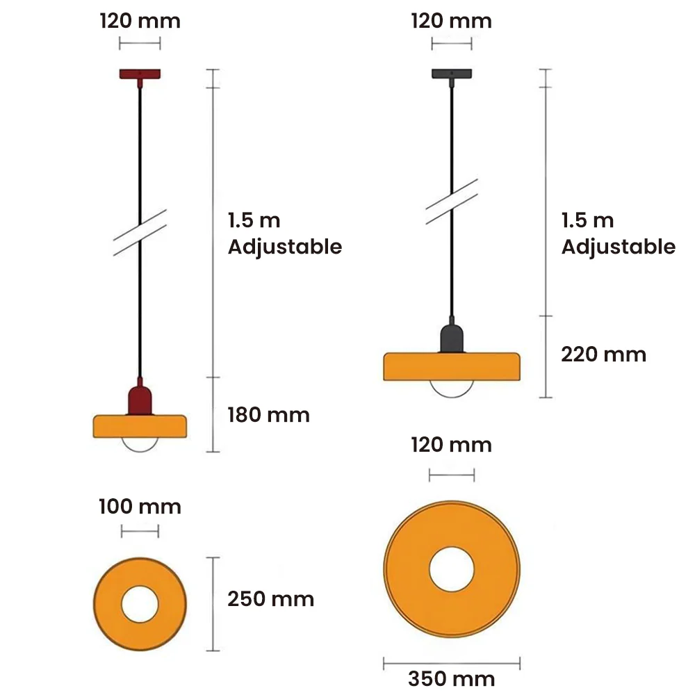 Modern Glass Pendant LED Light - Image 46