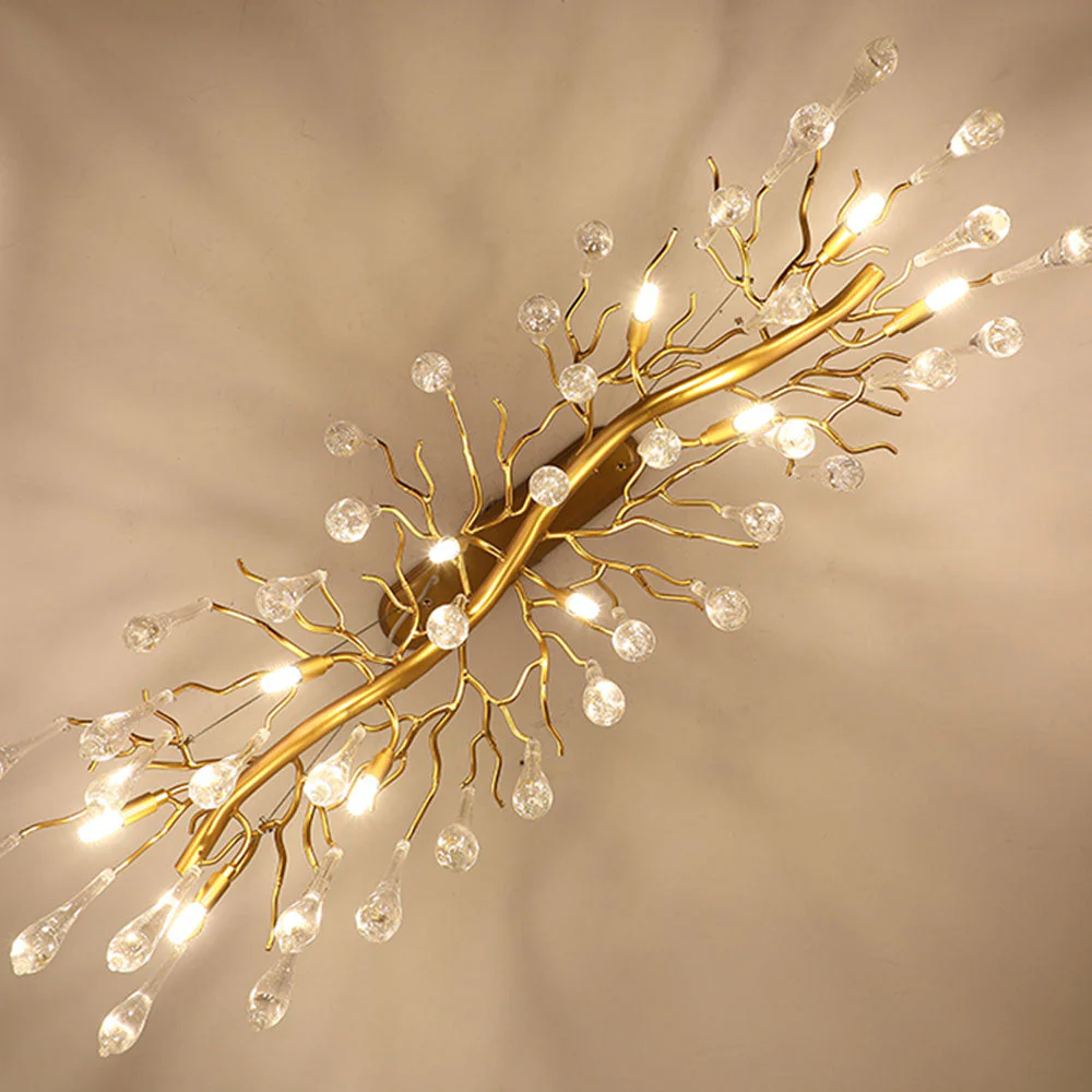 Modern Glass Teardrop Tiered Chandelier - Image 15