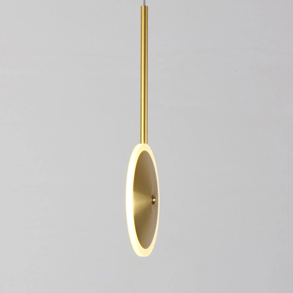 Modern Gold Chandelier Round Restaurant Lamps - Image 11
