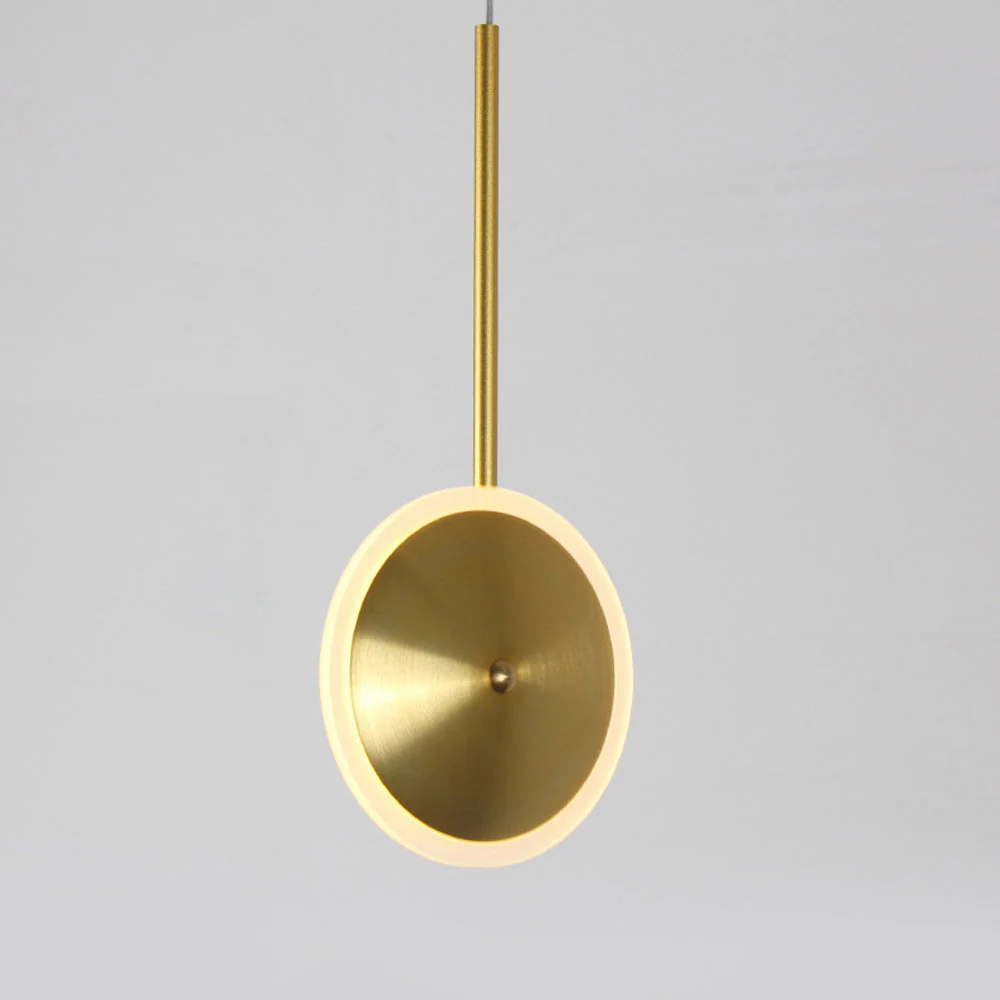 Modern Gold Chandelier Round Restaurant Lamps - Image 8
