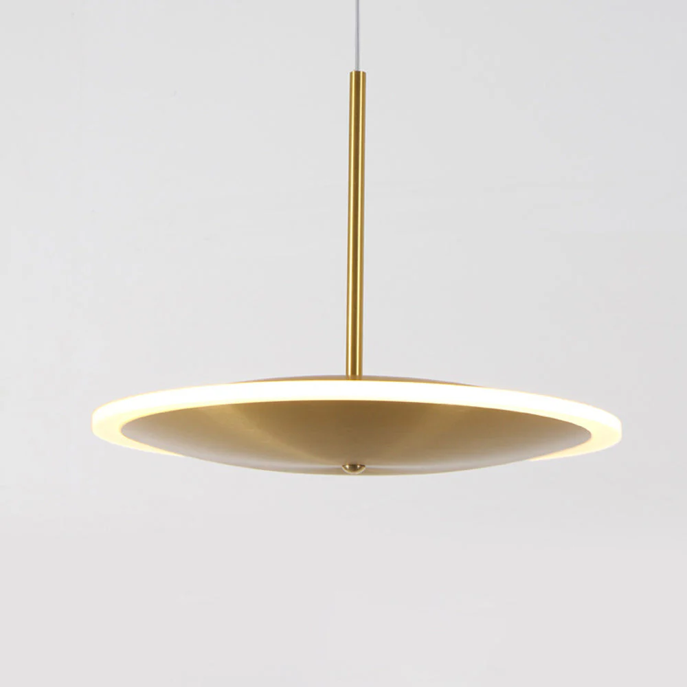 Modern Gold Chandelier Round Restaurant Lamps - Image 9