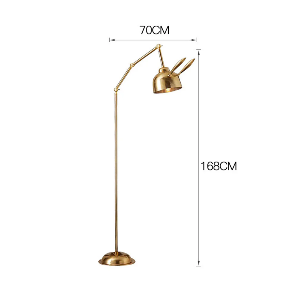 Modern Gold Rabbit Floor Lamp for Living Room - Image 10