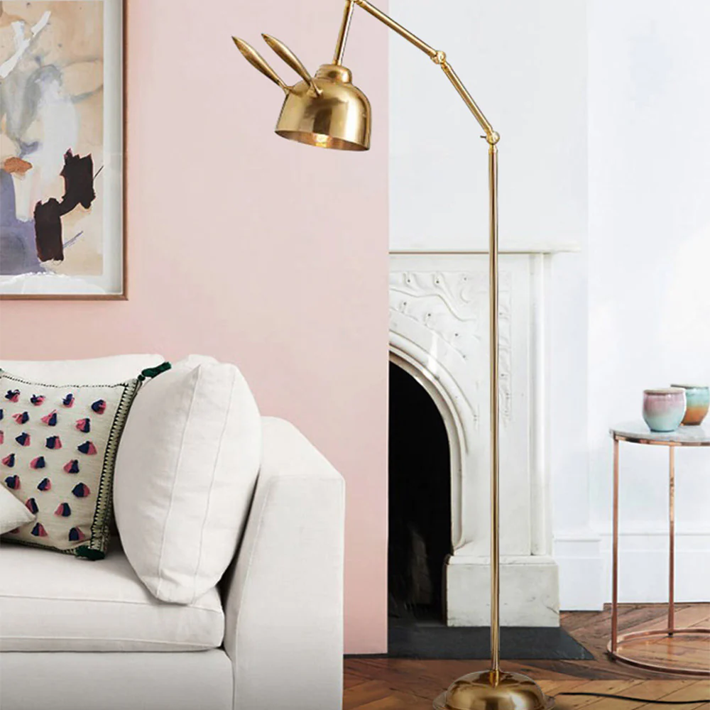 Modern Gold Rabbit Floor Lamp for Living Room - Image 6