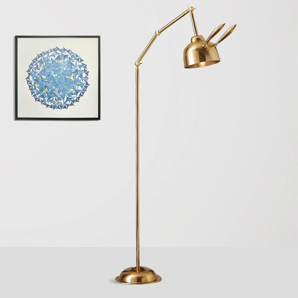 Modern Gold Rabbit Floor Lamp for Living Room - Image 8