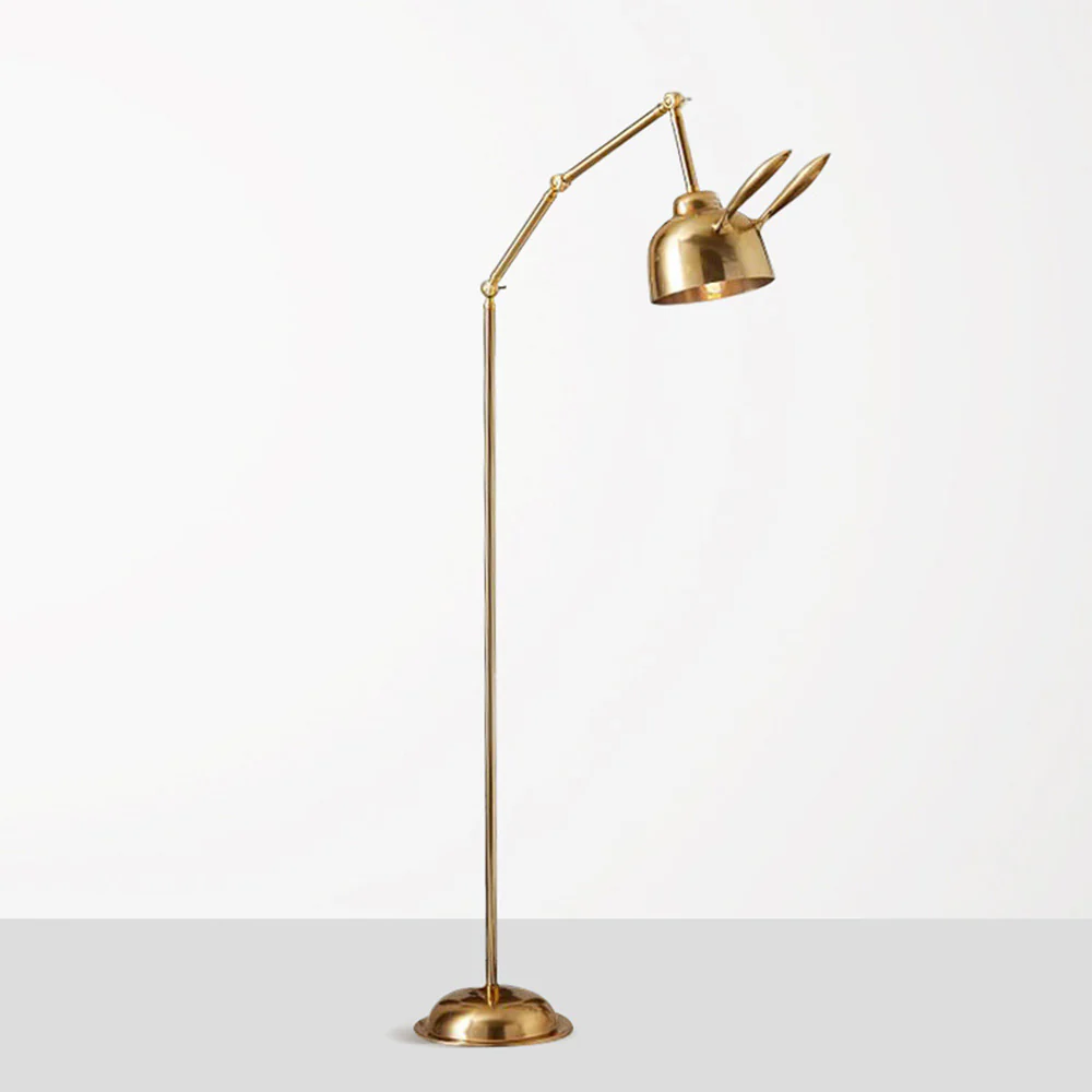 Modern Gold Rabbit Floor Lamp for Living Room - Image 9
