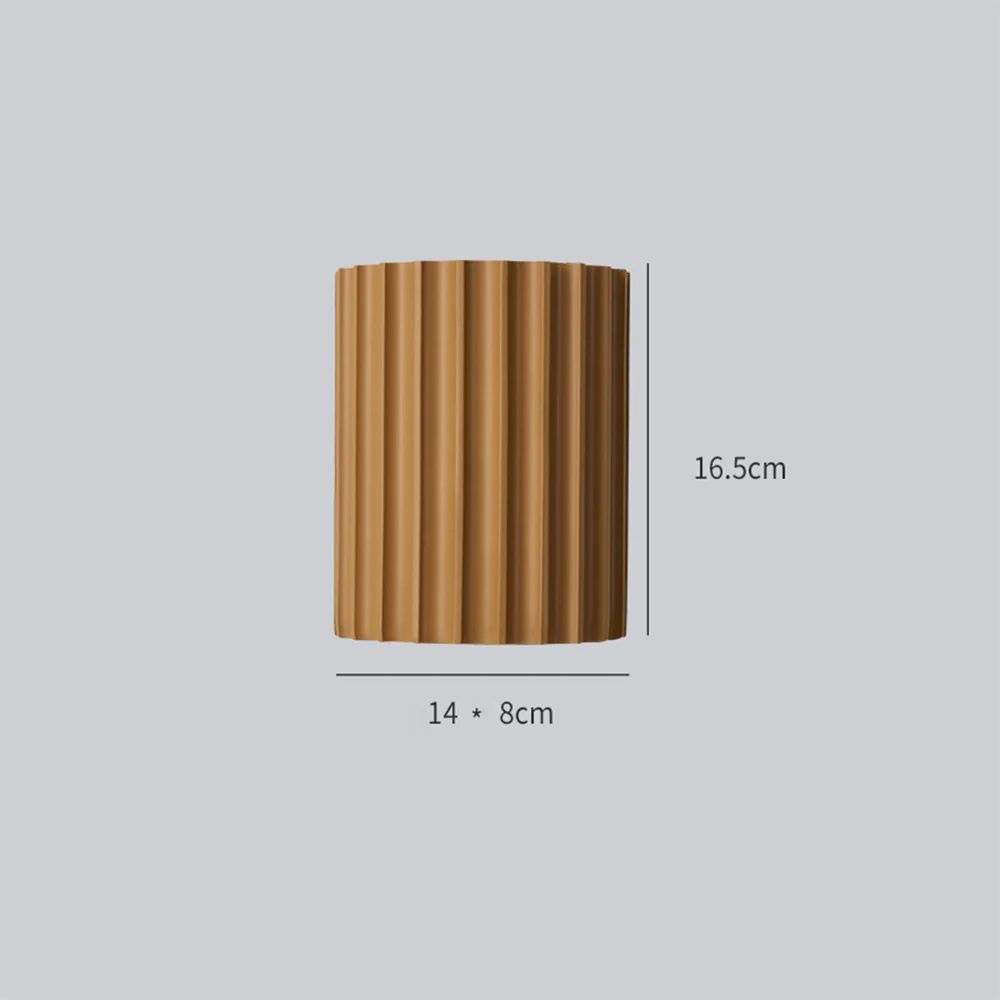 Modern Half-Circle Resin Wall Sconce For Living Room - Image 10