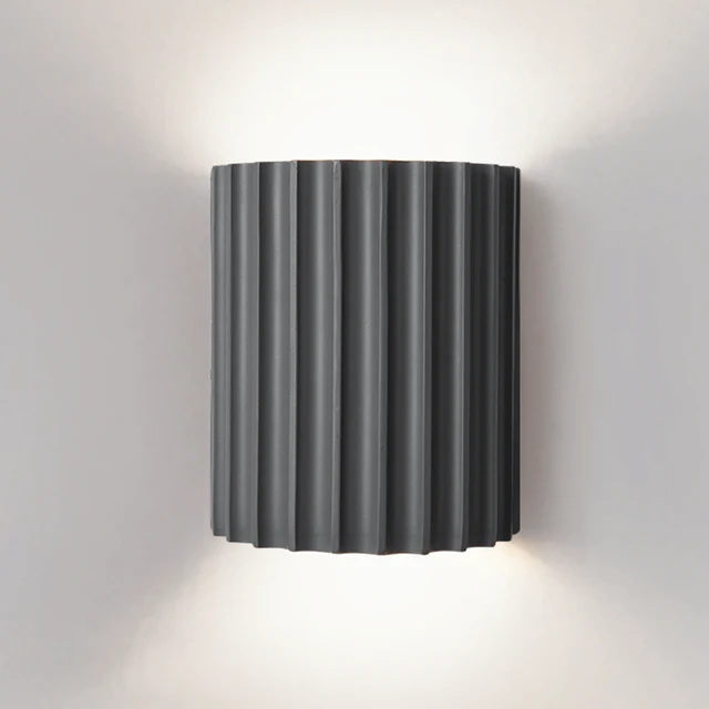 Modern Half-Circle Resin Wall Sconce For Living Room - Image 12