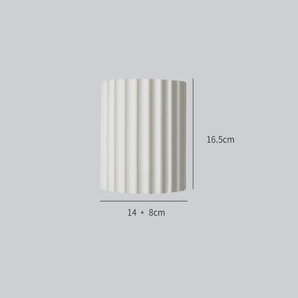 Modern Half-Circle Resin Wall Sconce For Living Room - Image 19