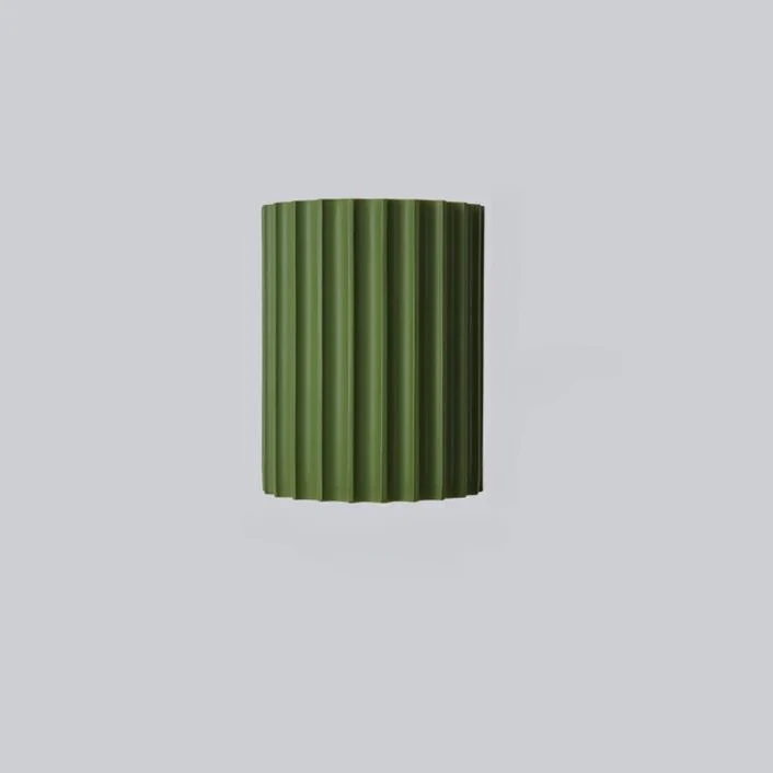 Modern Half-Circle Resin Wall Sconce For Living Room - Image 5