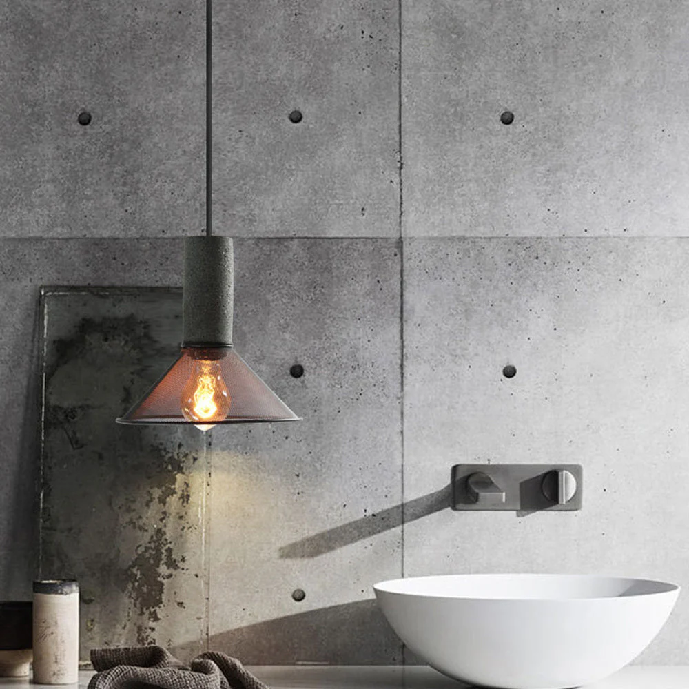 Modern Iron Grey Hanging Light Pendant Lampshade - Image 13