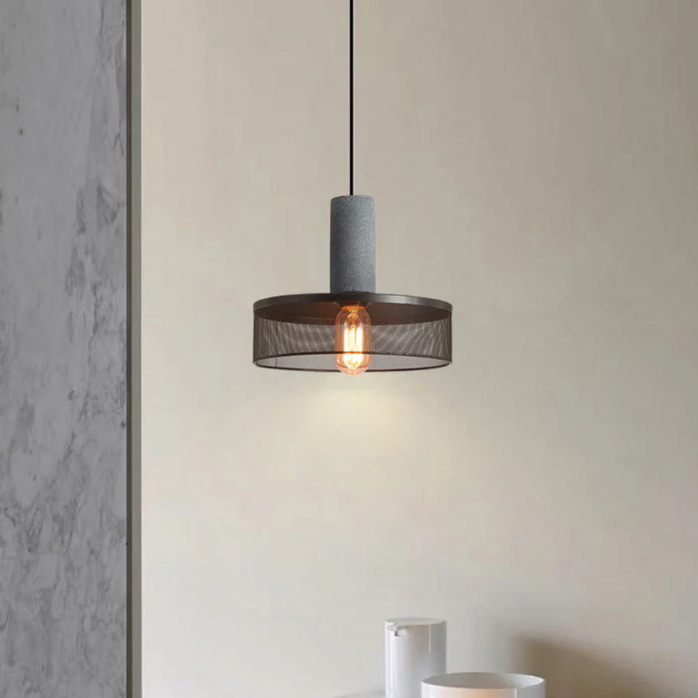 Modern Iron Grey Hanging Light Pendant Lampshade - Image 15