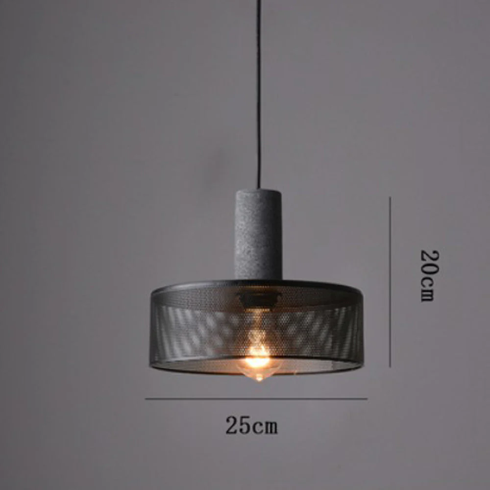 Modern Iron Grey Hanging Light Pendant Lampshade - Image 16
