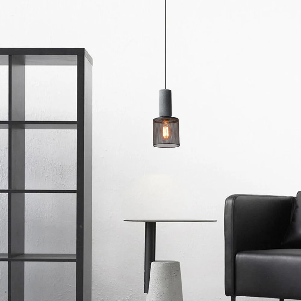 Modern Iron Grey Hanging Light Pendant Lampshade - Image 17