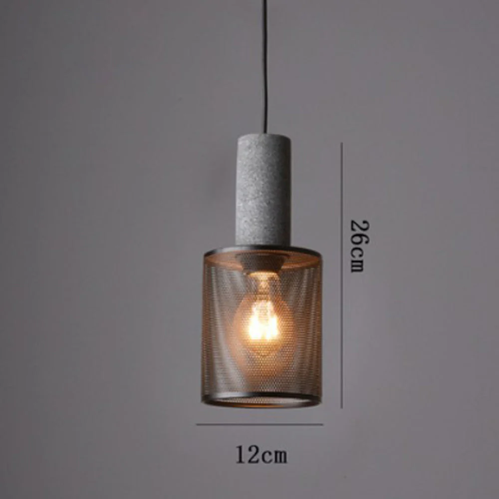 Modern Iron Grey Hanging Light Pendant Lampshade - Image 18