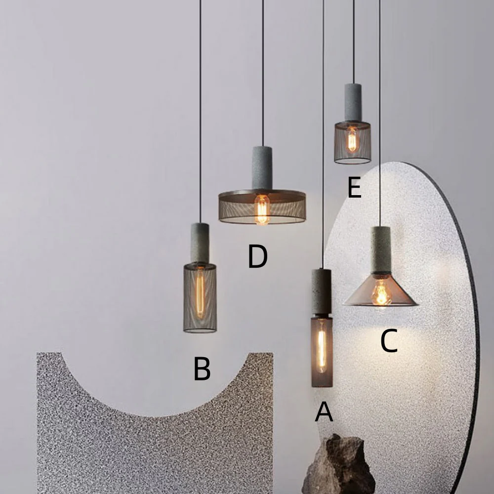 Modern Iron Grey Hanging Light Pendant Lampshade - Image 3