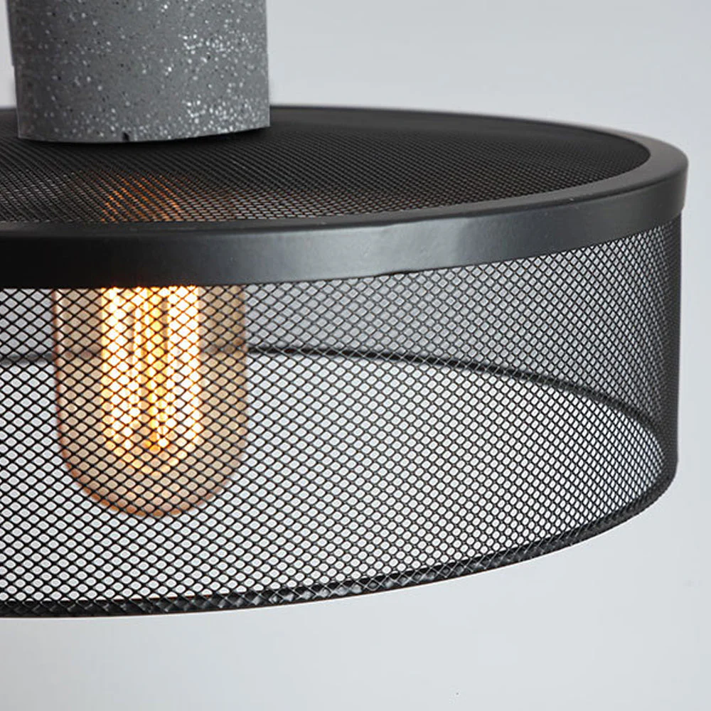 Modern Iron Grey Hanging Light Pendant Lampshade - Image 4