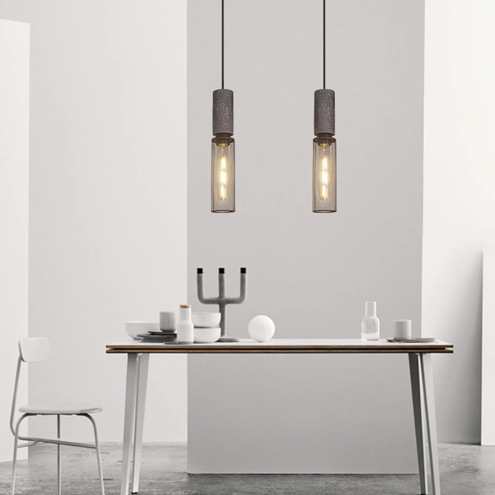 Modern Iron Grey Hanging Light Pendant Lampshade - Image 7