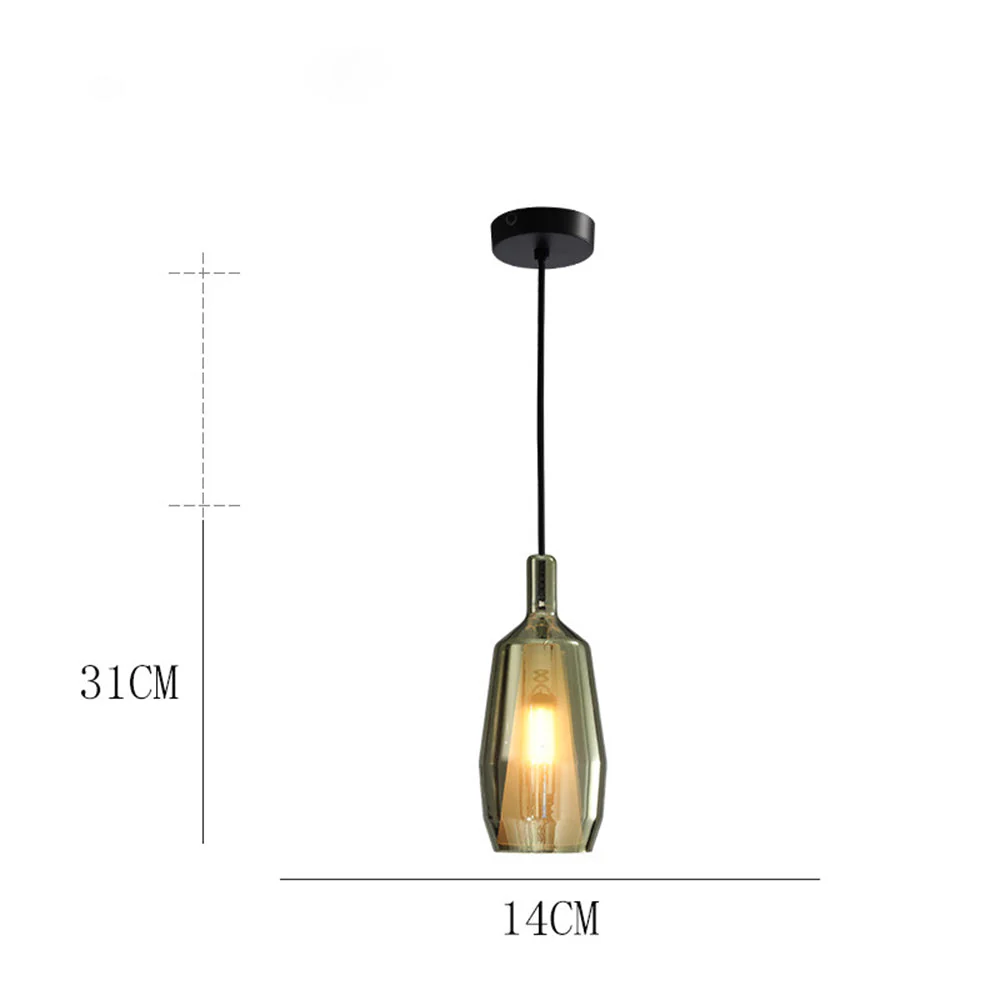 Modern Multicolored Glass Pendant Lamp for Dining - Image 11