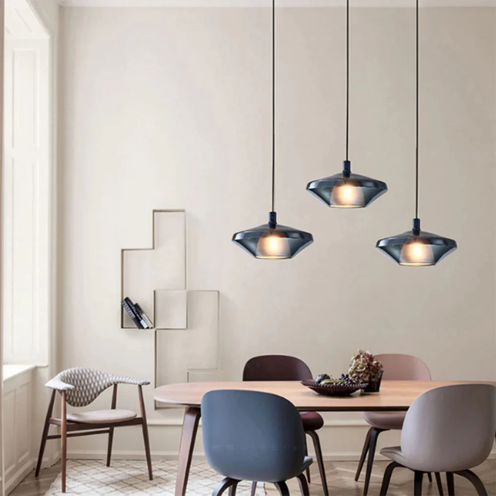 Modern Multicolored Glass Pendant Lamp for Dining - Image 13