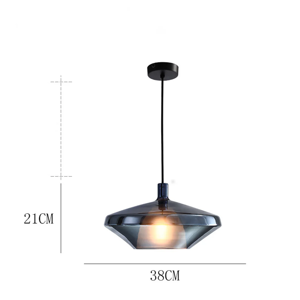 Modern Multicolored Glass Pendant Lamp for Dining - Image 18
