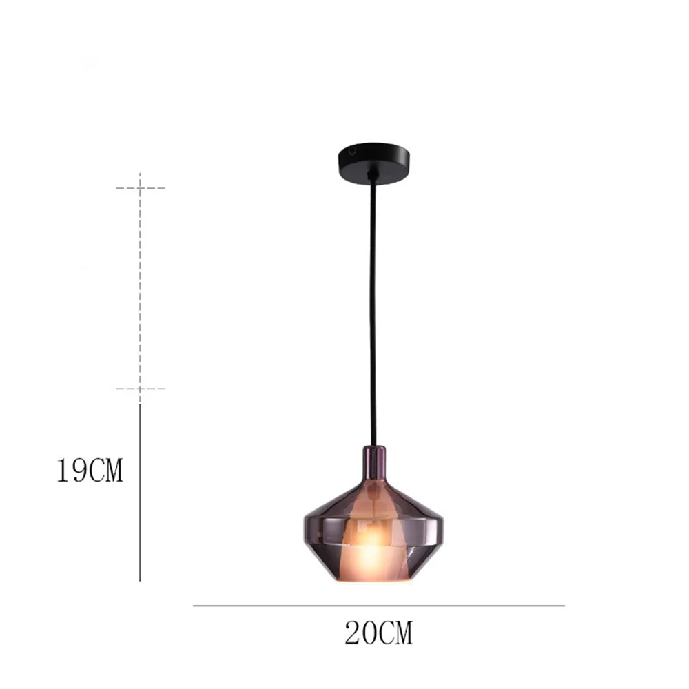 Modern Multicolored Glass Pendant Lamp for Dining - Image 27
