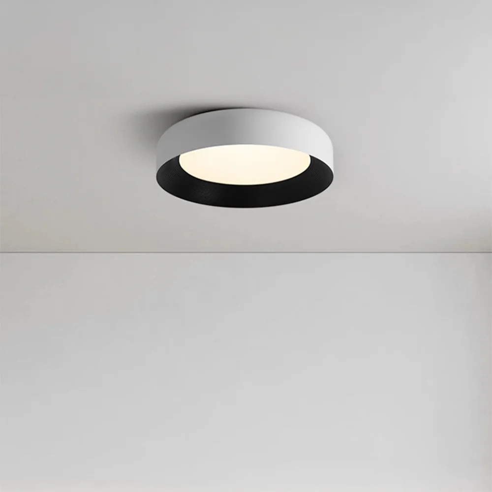 Modern LED Metal Ceiling Lamp Flush Mount Black Ceiling Light - Image 12