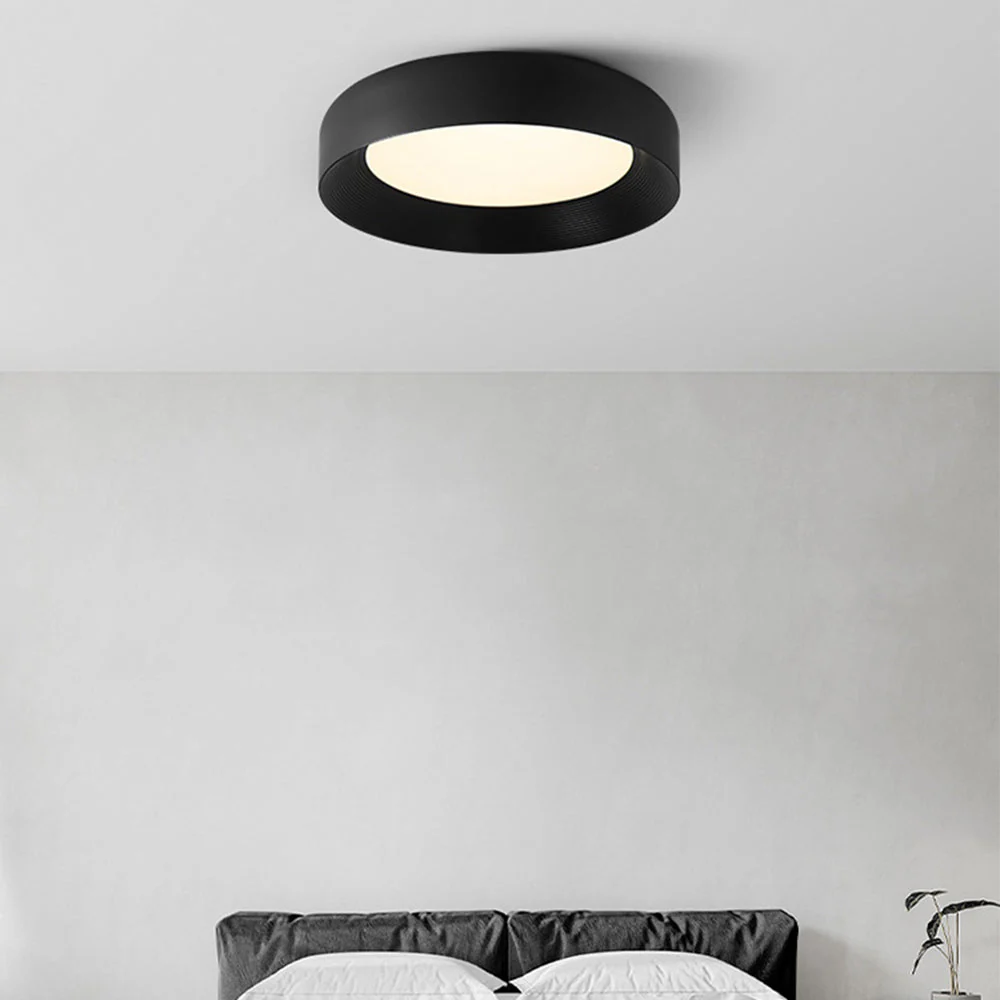 Modern LED Metal Ceiling Lamp Flush Mount Black Ceiling Light - Image 17