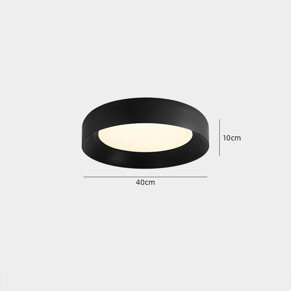 Modern LED Metal Ceiling Lamp Flush Mount Black Ceiling Light - Image 22