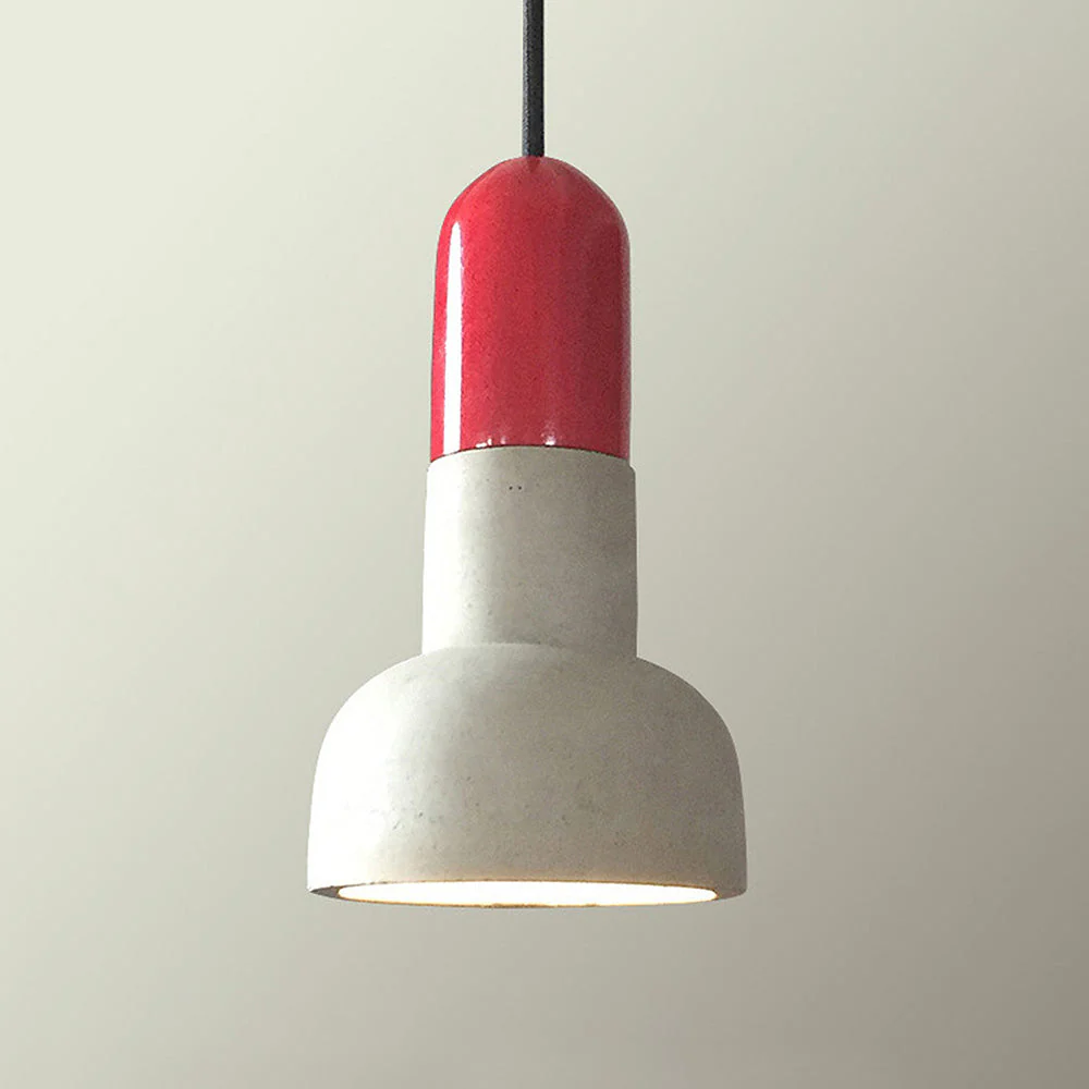Modern Loft Concrete Stained Pendant Light - Image 5