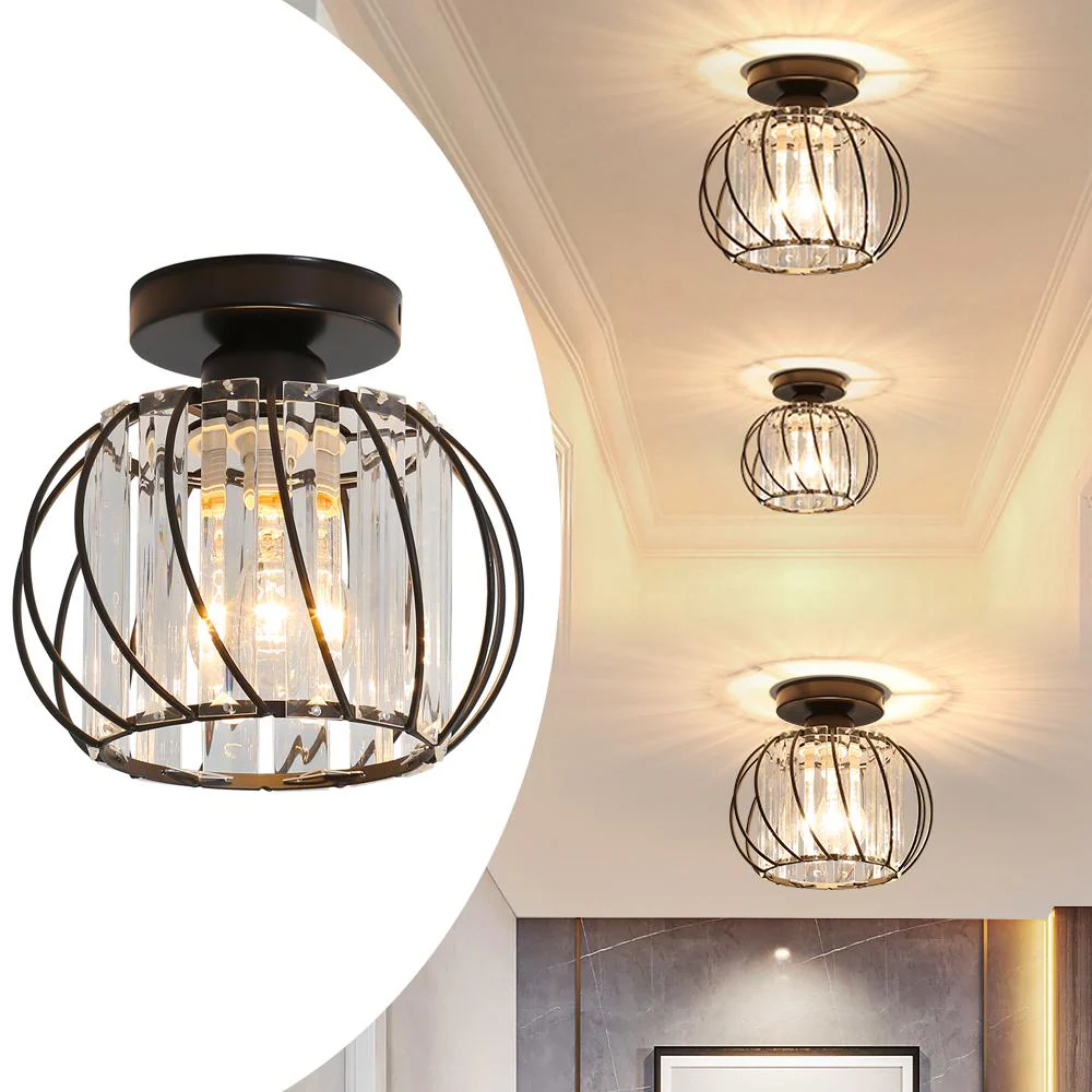 Modern Luxury Glass Hallway Ceiling Light - Image 14
