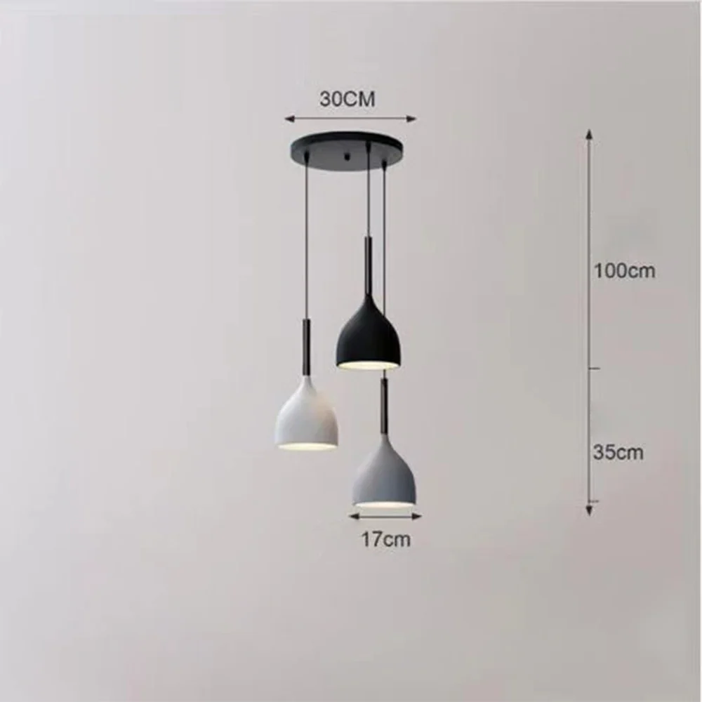 Modern Metal Triple Pendant Lights - Image 12
