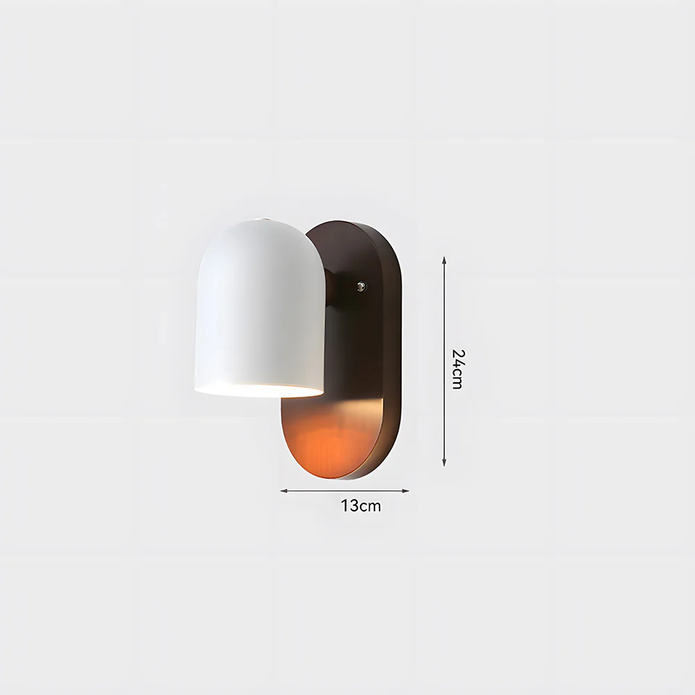 Modern Minimalist Solid Wood Personality Wall Light - Image 5