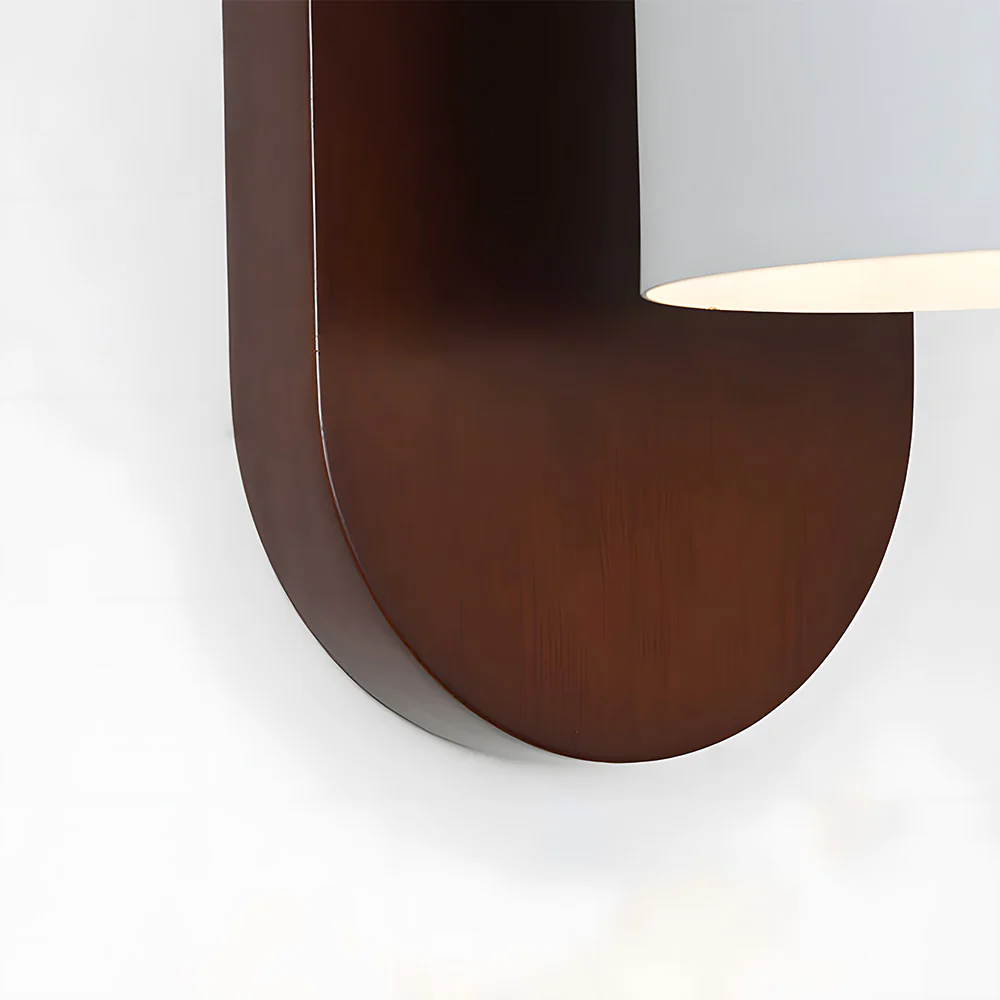Modern Minimalist Solid Wood Personality Wall Light - Image 6