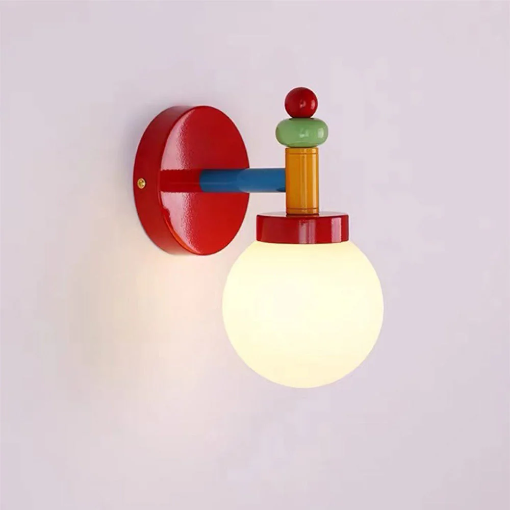 Modern Multicolor Glass Wall Light - Image 4