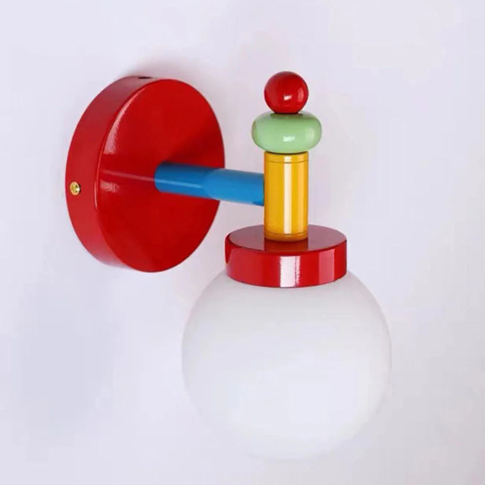 Modern Multicolor Glass Wall Light - Image 5