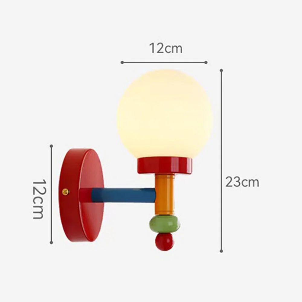 Modern Multicolor Glass Wall Light - Image 8