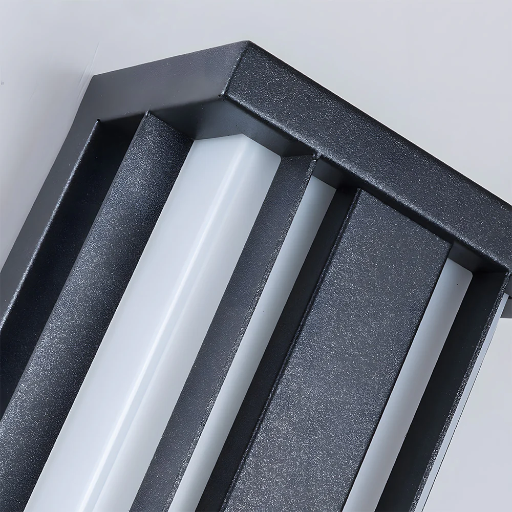 Modern Multifunctional Outdoor Black Waterproof LED Wall Light - Image 16