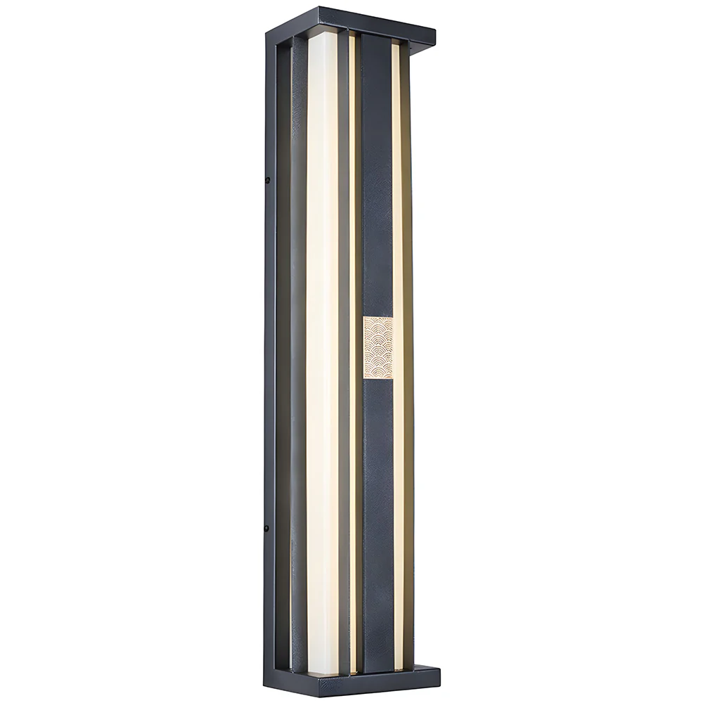 Modern Multifunctional Outdoor Black Waterproof LED Wall Light - Image 18