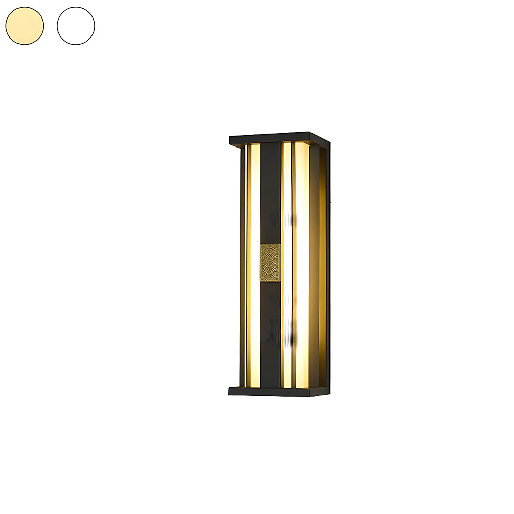 Modern Multifunctional Outdoor Black Waterproof LED Wall Light - Image 19