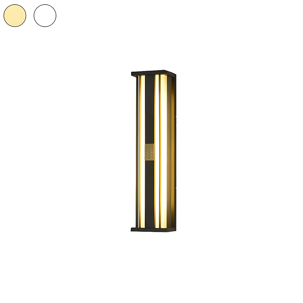 Modern Multifunctional Outdoor Black Waterproof LED Wall Light - Image 21