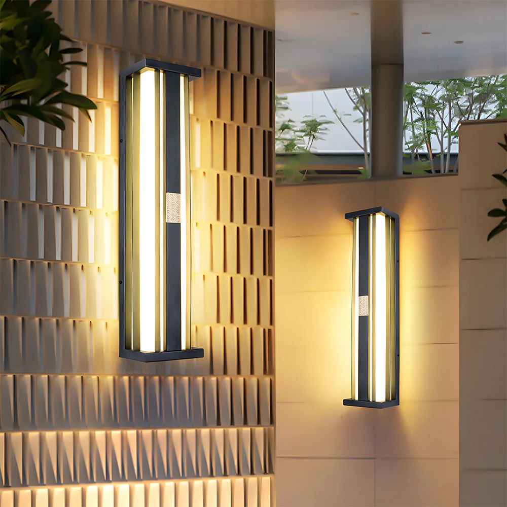Modern Multifunctional Outdoor Black Waterproof LED Wall Light - Image 3