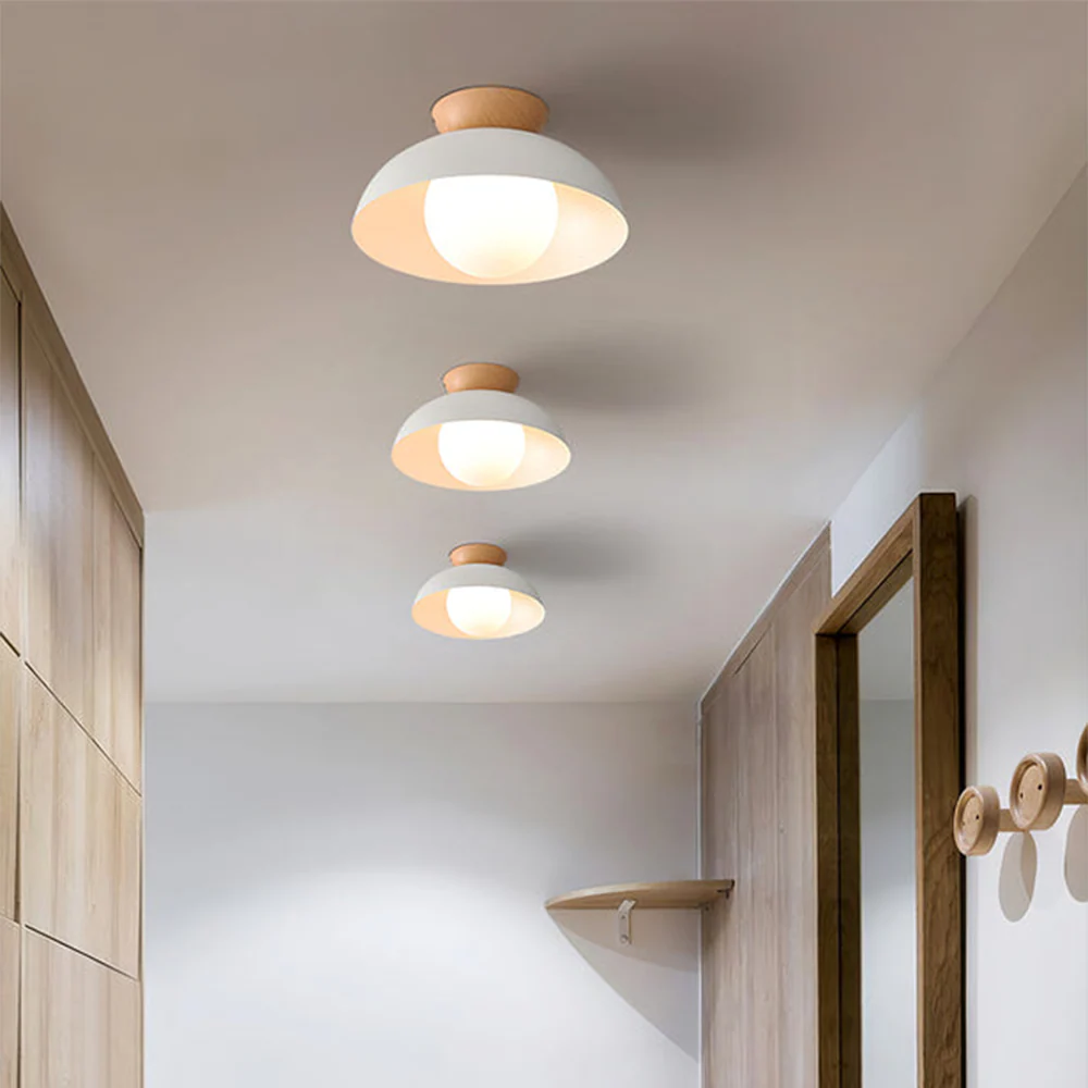 Modern Minimalist Semi-Flush Mount Ceiling Light - Image 10