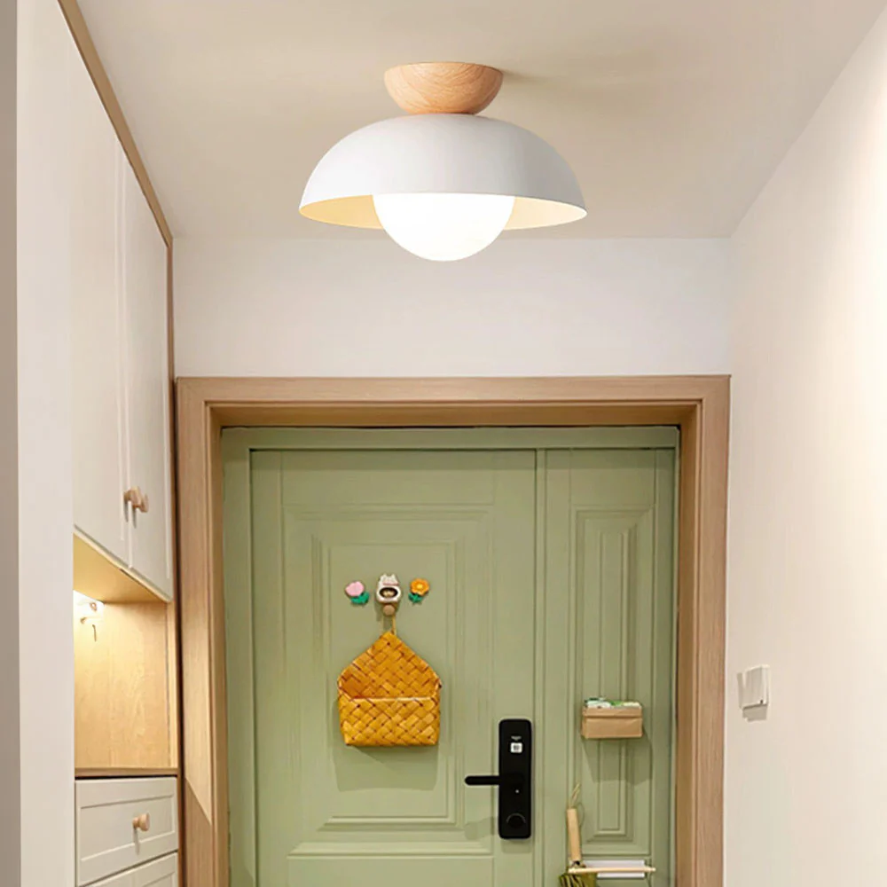 Modern Minimalist Semi-Flush Mount Ceiling Light - Image 13