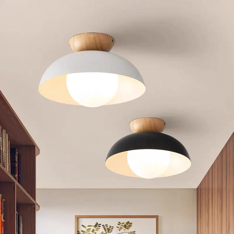 Modern Minimalist Semi-Flush Mount Ceiling Light - Image 14