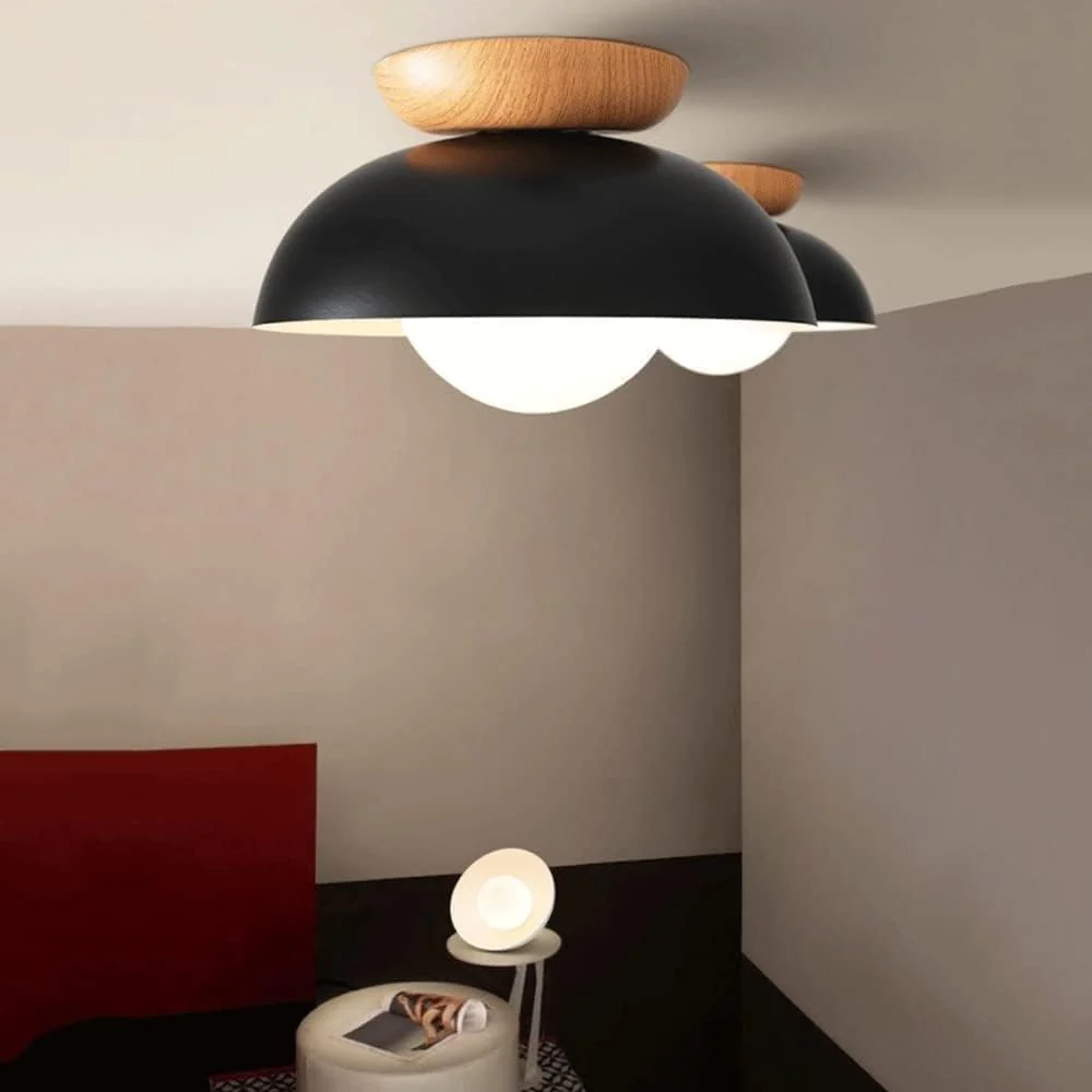 Modern Minimalist Semi-Flush Mount Ceiling Light - Image 17