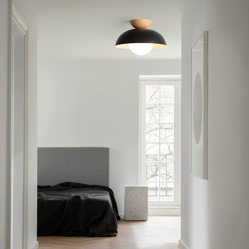 Modern Minimalist Semi-Flush Mount Ceiling Light - Image 18