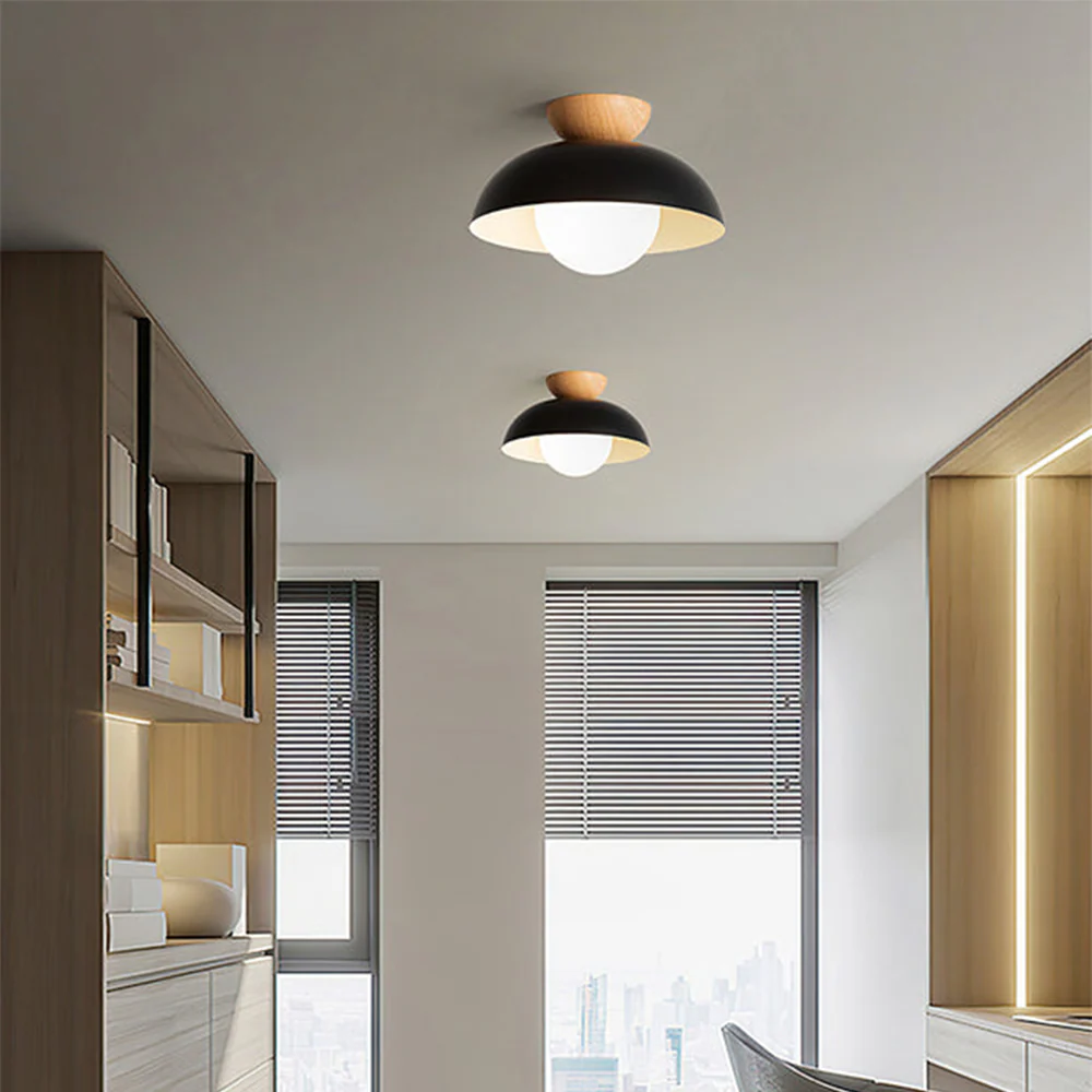 Modern Minimalist Semi-Flush Mount Ceiling Light - Image 20