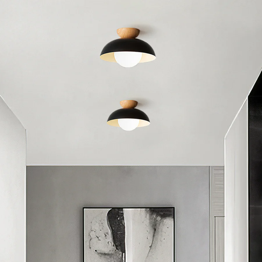 Modern Minimalist Semi-Flush Mount Ceiling Light - Image 21
