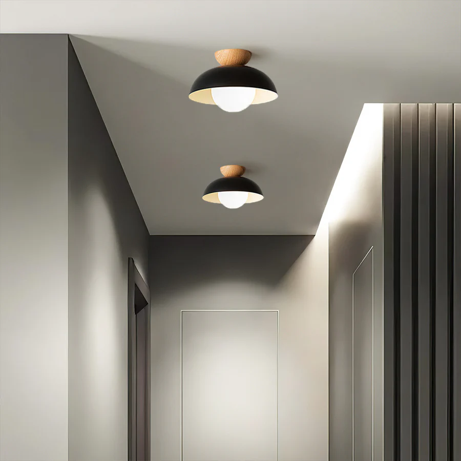 Modern Minimalist Semi-Flush Mount Ceiling Light - Image 22